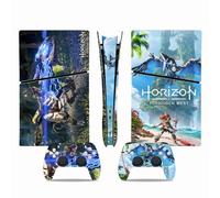 MaD Vision® Extra-Durable Skin Kit per PlayStation 5 (PS5) Digital Slim | Set di Pellicole Adesive in Vinile Opaco per la Console e 2 Controller - per Horizon Forbidden West Design