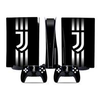 MaD Vision® Extra-Durable Skin Kit per PlayStation 5 (PS5) Disc | Set di Pellicole Adesive in Vinile Opaco per la Console e 2 Controller - per Juventus Design