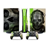 MaD Vision® Extra-Durable Skin Kit per PlayStation 5 (PS5) Disc Slim e Digital Slim | Set di Pellicole Adesive in Vinile Opaco per la Console e 2 Controller - per Call of Duty|COD Design
