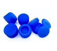 MaD Vision® Set di 4 Paia (8 pezzi) di Thumb Grips Ergonomici per Controller compatibili con PS5/PS4|Xbox Series X/S/One/360|Nintendo Switch Pro. Diversi Spessori & Texture [14/8/6 mm] (Blu)