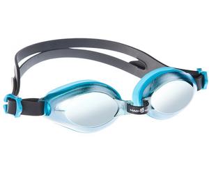 Mad Wave Aqua Mirror Junior Blu Chiaro - Occhialini Junior, Colore Blu Chiaro, Design con Specchio