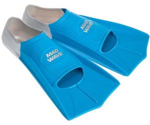 Mad Wave pinne da allenamento corte blu 31/33