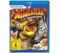 Madagascar 1-3 (Blu-ray)