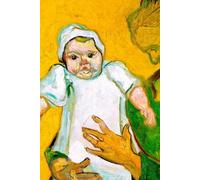 Madam Roulin and Her Baby - Vincent van Gogh - Hardcover Notebook: 120 Lined Pages 6" x 9" Journal Diary Notepad