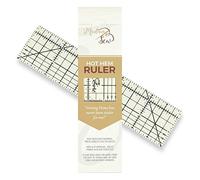 Madam Sew Righello per trapuntatura e cucito - Righello antiscivolo per stirare a caldo e pieghe, con ferro da stiro a secco o a vapore su blocchi e vestiti - 25,4 x 6,3 cm