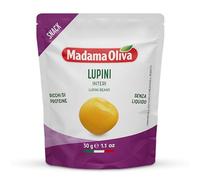 MADAMA OLIVA, Lupini, Ottimo Snack per Aperitivi, Ideale per le Insalate Miste e nelle Minestre, Senza Conservanti Aggiunti, 100% Made in Italy, Pratica Busta in Alluminio da 30 gr
