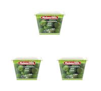 MADAMA OLIVA, Olive Castelvetrano Dolci Verdi, Sapore Unico e Fruttato, Snack Ideali per Antipasti a Base di Formaggi e Salumi, Insalate Verdi, 100% Made in Italy, 250 gr (Confezione da 3)