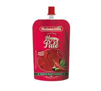 MADAMA OLIVA, Paté di Olive Piccante, Ideale da Utilizzare per Accompagnare Aperitivi, Ortaggi Freschi e Farcire Bruschette, 100% Made in Italy, Busta Squeeze 110 gr