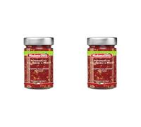 MADAMA OLIVA, Peperoncini Calabresi, Peperoni Piccanti Calabresi Tritati Sott'Olio di Girasole, Senza Aggiunta di Conservanti, 100% Made in Italy, Vaso in Vetro da 310 gr (Confezione da 2)