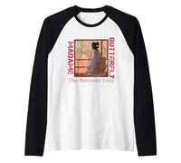 Madame Butterfly L'Amore tradito Opera Art Design Maglia con Maniche Raglan