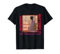 Madame Butterfly L'Amore tradito Opera Art Design Maglietta