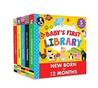 Madame Curie's Baby's First Library, giocattolo per bambini, 0-3-6 mesi, 0-1 anno, libri da tavolo per bambini, giocattoli per neonati