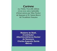 Madame de Staël Prices of Books; An Inquiry into the Changes in the (Tascabile)