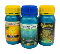 Madame Grow - Concime Naturale per Crescita e Fioritura - Ideale per l'idroponica e Tutti i Tipi di Piante - 3 x 250ml