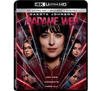 Madame Web (4K UHD Blu-ray) Dakota Johnson Sydney Sweeney Isabela Merced