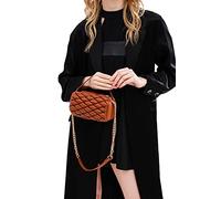 Madamra Trfmdmra100110, Borsa a Tracolla Donna, Marrone, 10x18x9 Cm