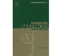 Madan Lal Mehta Random Matrices (Copertina rigida) Pure and Applied Mathematics