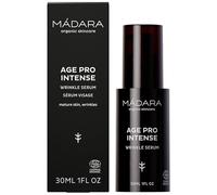 MÁDARA AGE PRO Wrinkle Serum 30 ml - Siero viso antirughe ad alta efficacia con acido ialuronico multigrado, cellule staminali vegetali e peptidi per rivitalizzare, levigare