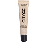 MÁDARA Organic Skincare | CITY CC Hyaluronic Anti-pollution CC cream SPF 15, TAN, 40ml - Mit Hyaluronsäure und breitspektrigem UVA/UVB-Sonnenschutz, Leicht, Seidige Textur, Ecocert-zertifiziert.