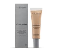 MÁDARA Cura della pelle biologica | Fondotinta peptidica semi-opaca SKINONYM #55 CLAY, potenziato da peptidi che supportano il collagene, finitura semi-opaca, si adatta alla consistenza della pelle -