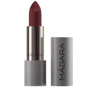 MÁDARA Organic Skincare | VELVET WEAR Matte Cream Lipstick #35 DARK NUDE - 3.8g, Velvety texture, Ultra-spreadable, Comfortable wear, Satin finish, With Blueberry seed oil and Shea butter, Vegan