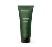 MÁDARA Organic Skincare | Balsamo Gloss And Vibrancy - 200 ml, nutriente, rinforza i capelli, migliora la lucentezza, vegano, certificato Ecocert, confezione riciclabile