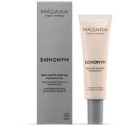MÁDARA Organic Skincare SKINONYM Semi-Matte Peptide Foundation - 65 Warm Tan