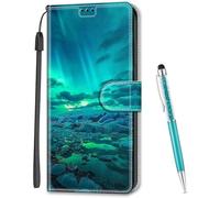 MadBee Custodia Compatibile con Huawei Honor 90 Lite 5G / X50i 5G, Portafoglio Creativo Colorato Libro Pelle PU Flip Caso Magnetica Supporto Cover per Honor 90 Lite 5G (Aurora)