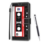 MadBee Custodia Compatibile con iPhone 12 / iPhone 12 Pro 6,1 Pollici, Portafoglio Creativo Colorato Libro Pelle PU Flip Caso Magnetica Supporto Cover per iPhone 12 / iPhone 12 Pro (Nastro)