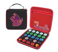 MADCAT Custodia organizer per giocattoli compatibile con 25 Bakugan Battle Planet e BakuCores, Armored Alliance, Geogan Rising, (rosso)
