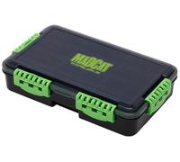 Madcat - Scatola per Attrezzi da Pesca, 4 Scomparti, 35 x 22 x 8 cm