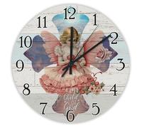 Madcolitote Orologio da parete a forma di figlio di Dio, con versi della Bibbia, 30,5 cm, grande, funzionamento a batteria, casa colonica cristiana, decorazione da parete per soggiorno, cucina, camera