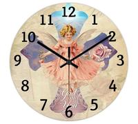 Madcolitote Orologio da parete con scritta in lingua inglese "God Gave Me You", con versi della Bibbia, funzionamento a batteria, 38 cm, senza ticchettio, decorazione da parete per casa, cucina