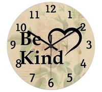 Madcolitote Orologio da parete da 38 cm con scritta in lingua inglese "Be Kind Silent Non-ticchettio Gesù Citazione religiosa cristiana nuova casa regalo Ringraziamento per lei