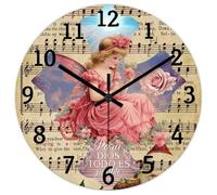 Madcolitote Para Dios - Orologio da parete con versi della Bibbia, 25,4 cm, funzionamento a batteria, decorazione da parete per cucina, soggiorno, camera da letto, ufficio