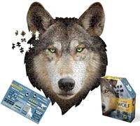 Madd Capp Games I AM Wolf Puzzle 550 Pezzi Testa Animale, 2020 Grigio