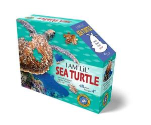 Madd Capp MDC4804 Puzzle da 48 Pezzi Sagomato - I Am Lil' Sea Turtle