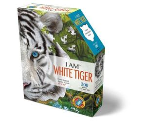 Madd Capp MDC6004 Puzzle da 300 Pezzi Sagomato - I Am White Tiger