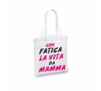 MADD home Festa della Mamma Borsa BAG Auguri Mamma shopper spesa idea regalo (Modello 3)