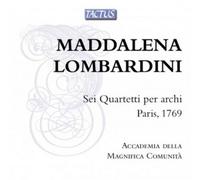 Maddalena Lombardini Maddalena Lombardini: Sei Quartetti Per Archi (CD) Album