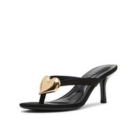 Madden Girl Battito cardiaco femminile, Tessuto nero., 6.5