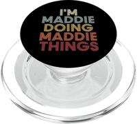 Maddie Name Maddie Personalized Name First Given PopSockets PopGrip per MagSafe