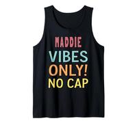 Maddie Vibes Only! No cap Custom Women Girls Funny Canotta