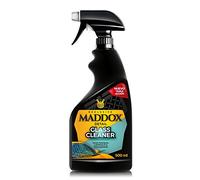 Maddox Detail - Glass Cleaner 500ml | Detergente Vetri Auto, Tripla Azione, Sgrassa e Lucida | Ideale come Pulitore di Insetti per Auto | Respinge l'Acqua dai Vetri | Pulizia Vetri Auto