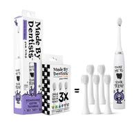 Made by Dentists Spazzolino elettrico per bambini - Spazzolino vibrante ricaricabile con timer include 6 testine di ricambio, pulisce delicatamente i denti, ragazze e ragazzi, bambini e bambini dai 2