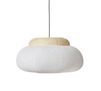 Made By Hand Papier Lampadario Singolo Ø80 cm Giallo Tenue