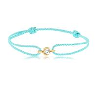 Made by Nami Bracciale da donna con gemma, braccialetto dell'amicizia, gioiello impermeabile, regalo per voi, Tessuto