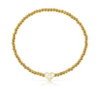 Made by Nami Bracciale Oro Donna Perle Evil Eye Impermeabile Acciaio Chirurgico Ipoallergenico