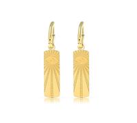 Made by Nami Orecchini Donna Oro 18K Acciaio Chirurgico 316L Evil Eye - Impermeabili Ipoallergenici