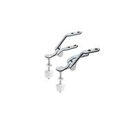 MADE Cerniere Sedile Modello Conca Ideal Standard Attacco Frontale Fissaggio Orizzontale, Tradizionale, Incompiuta, 1 unità